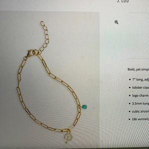 peloton chainlink P bracelet